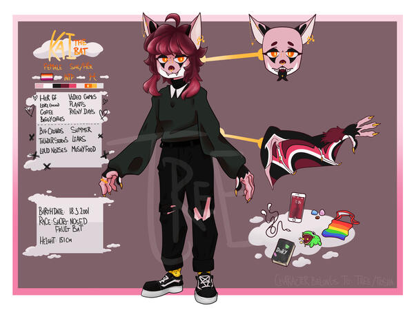 My OC - Kai the fruitbat