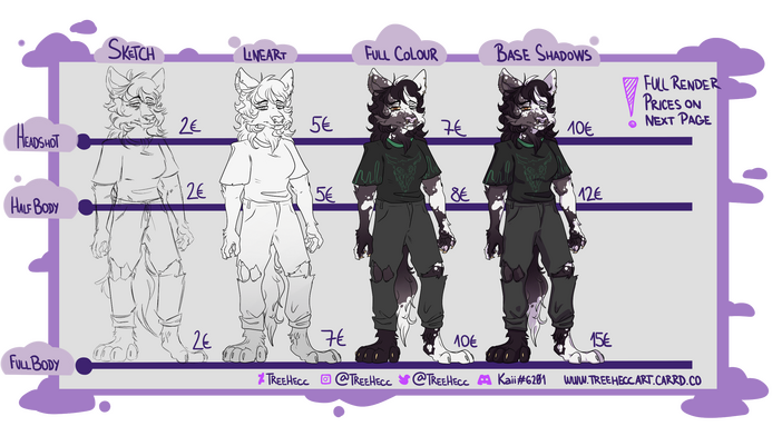 Price Sheet 1